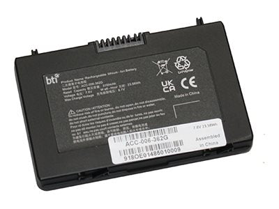 BTI - Notebook battery (equivalent to: DT Research ACC-006-362G) - 7.6 V - lithium ion - 2-cell - 3100 mAh - 23.56 Wh ACC-006-362G-BTI