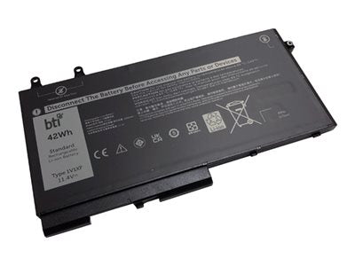 BTI - Notebook battery (equivalent to: Dell 451-BCLI) - lithium ion - 3-cell - 3680 mAh - 42 Wh 451-BCLI-BTI