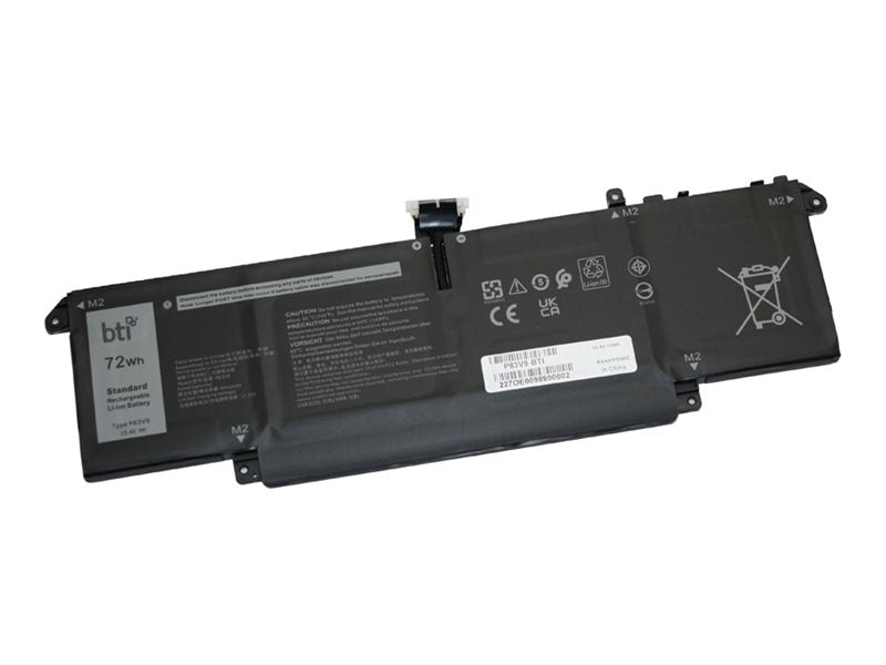 BTI - Notebook battery (equivalent to: Dell P83V9) - lithium ion - 4-cell - 4680 mAh - 72 Wh P83V9-BTI