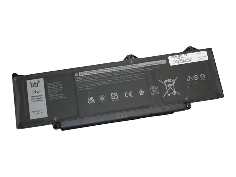 BTI - Notebook battery (equivalent to: Dell R73TC) - lithium ion - 3-cell - 4740 mAh - 54 Wh R73TC-BTI