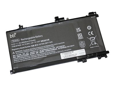 BTI - Notebook battery (equivalent to: HP TE04XL) - lithium ion - 4-cell - 4110 mAh - 63.3 Wh TE04XL-BTI