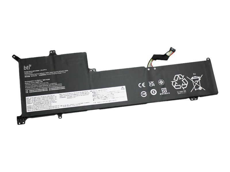 BTI - Notebook battery (equivalent to: Lenovo L19L4PF2) - lithium ion - 4-cell - 3685 mAh - 56 Wh L19L4PF2-BTI
