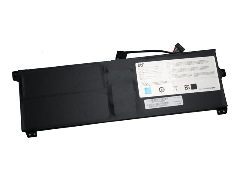 BTI - Notebook battery (equivalent to: MSI BTY-M48) - lithium ion - 4-cell - 3290 mAh - 50 Wh BTY-M48-BTI