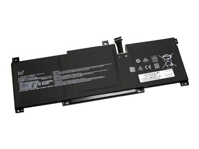 BTI - Notebook battery (equivalent to: MSI BTY-M49) - lithium ion - 3-cell - 4600 mAh - 52.4 Wh BTY-M49-BTI