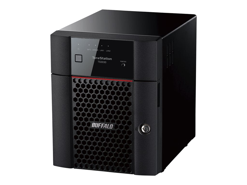 BUFFALO TeraStation 3030 Series TS3430DN - NAS server - 4 bays - 8 TB - HDD 4 TB x 2 - RAID 1, RAID 0, JBOD, 5, 6, 10 - RAM 2 TS3430DN0802