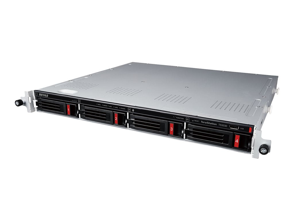 BUFFALO TeraStation 3030 Series TS3430RN - NAS server - 4 bays - 16 TB - rack-mountable - HDD 4 TB x 4 - RAID 1, RAID 0, JBOD, TS3430RN1604