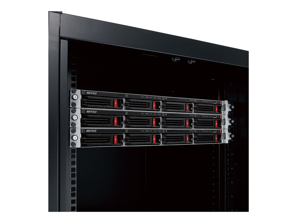 BUFFALO TeraStation 3030 Series TS3430RN - NAS server - 4 bays - 32 TB - rack-mountable - HDD 8 TB x 4 - RAID 1, RAID 0, JBOD, TS3430RN3204