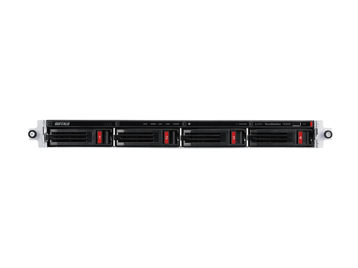 BUFFALO TeraStation 3030 Series TS3430RN - NAS server - 4 bays - 4 TB - rack-mountable - HDD 2 TB x 2 - RAID 1, RAID 0, JBOD, TS3430RN0402