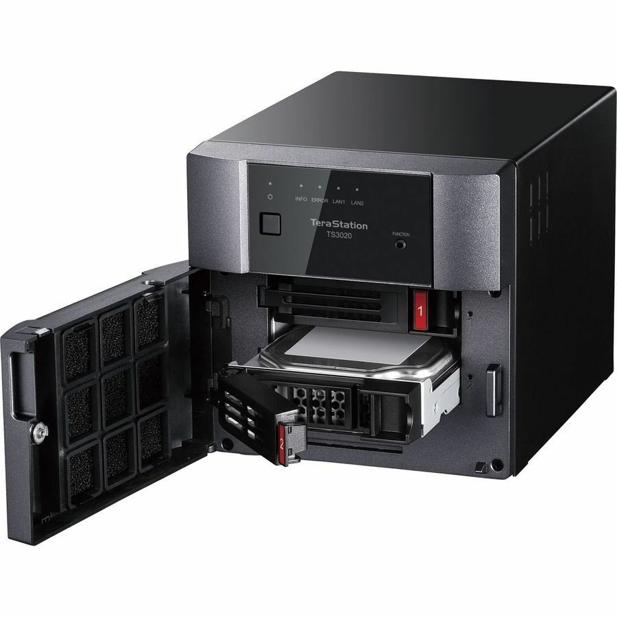 BUFFALO TeraStation 3220DN 2-Bay Desktop NAS 16TB (2x8TB) with HDD NAS Hard Drives