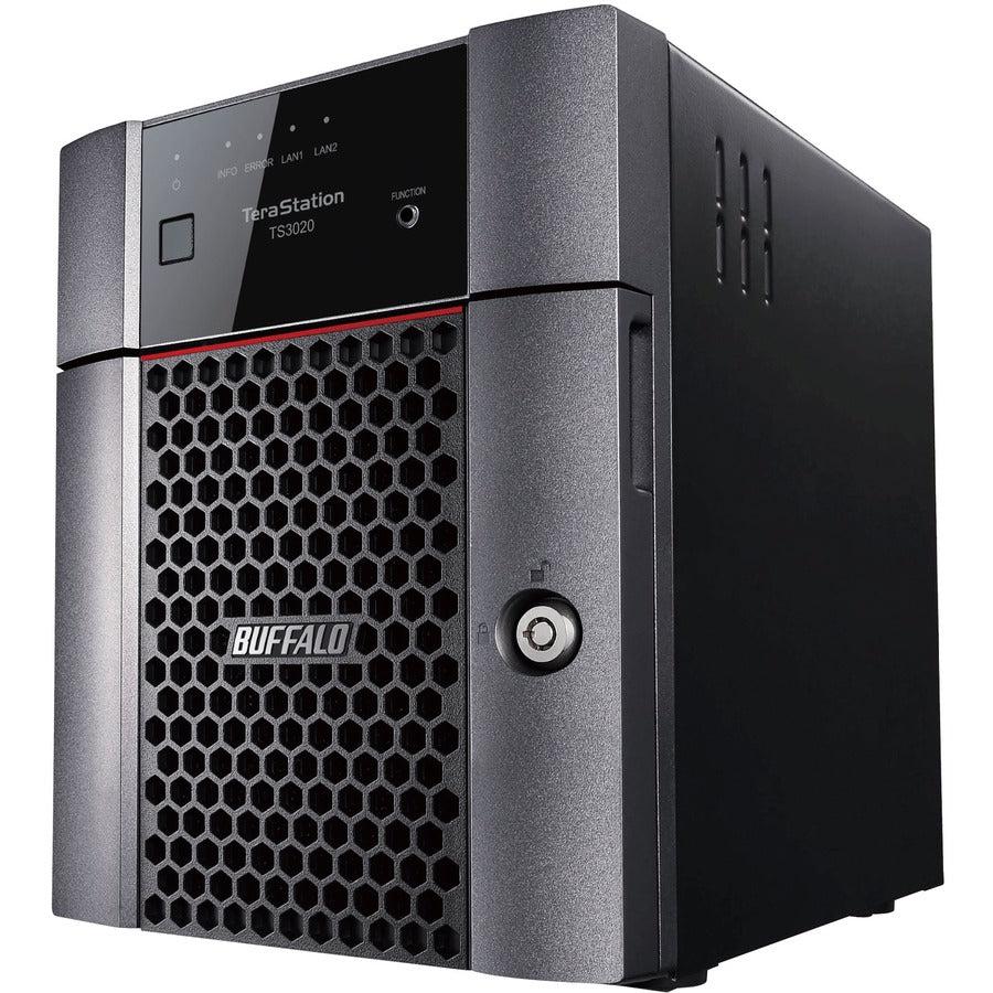 BUFFALO TeraStation 3420DN 4-Bay Desktop NAS 32TB (4x8TB) with HDD NAS Hard Drives Included 2.5GBE / Computer Network Attached Storage / Private Cloud / NAS Storage/ Network Storage / File Server