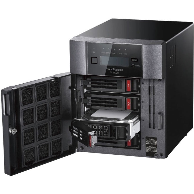 BUFFALO TeraStation WS5420 4-Bay Desktop Windows Server IoT 2019 NAS 32TB Hard Drives Included WS5420DN32S9
