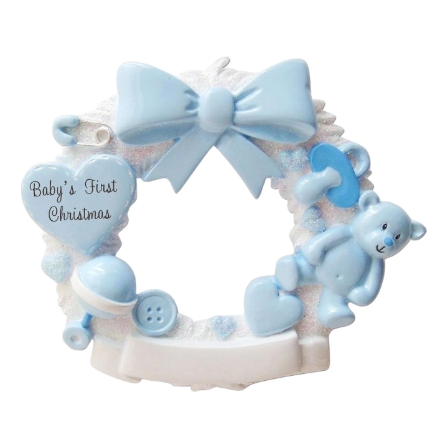 Baby Boy Wreath - Ornament