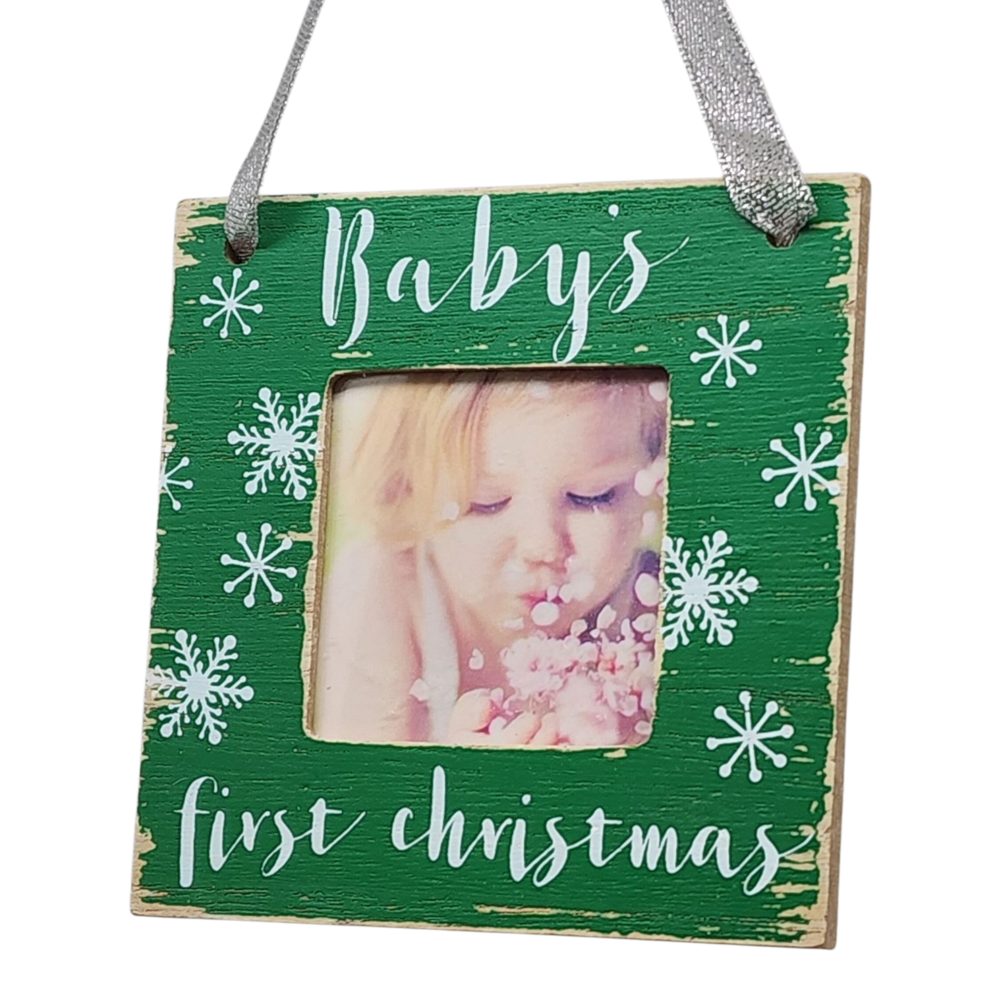Baby's First Christmas - Photo Ornament