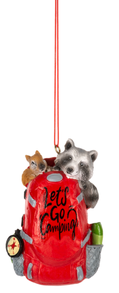 Back Pack Ornaments - Let's Go Camping