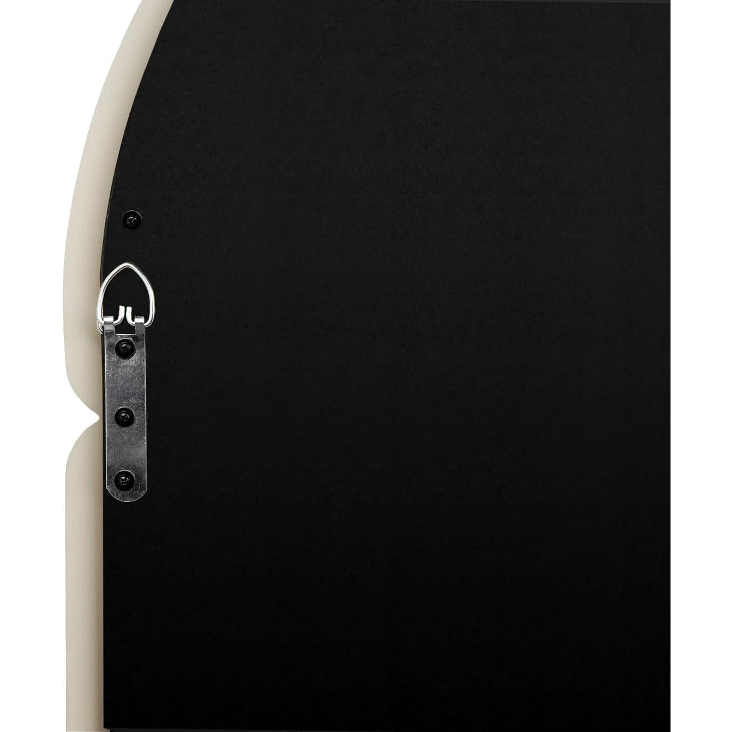 Bagel Shaped Wall Mirror Cream White 32x23 Candy Color