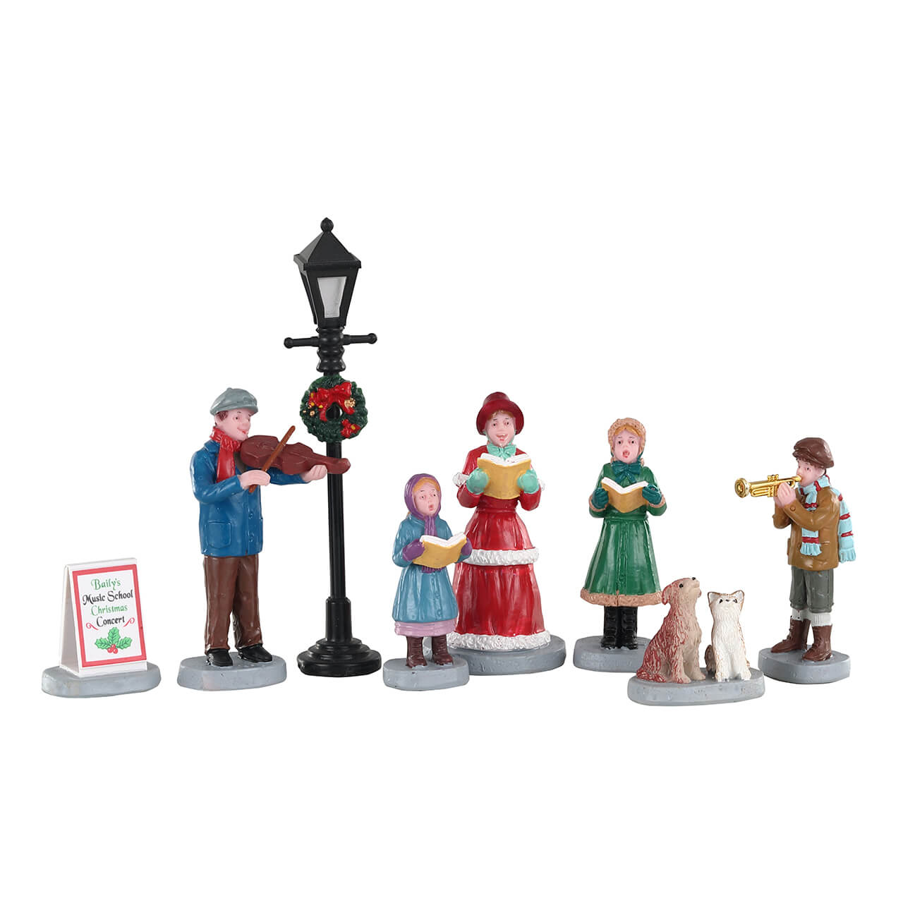 Baily's Music School Carolers - 8 Piece Set