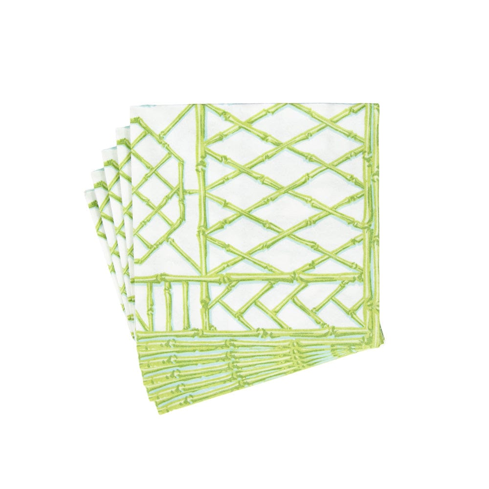 Bamboo Screen Moss Green - Lunch Napkin