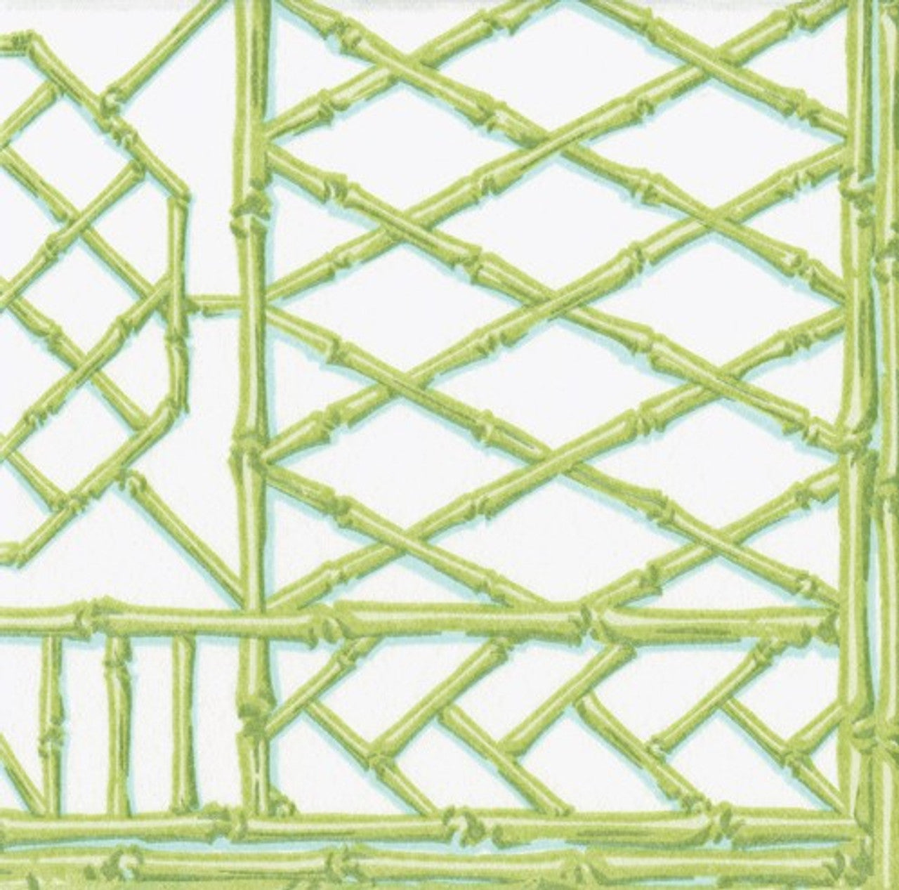 Bamboo Screen Moss Green - Lunch Napkin