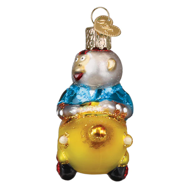 Bananas Gorilla's Bananamobile Ornament