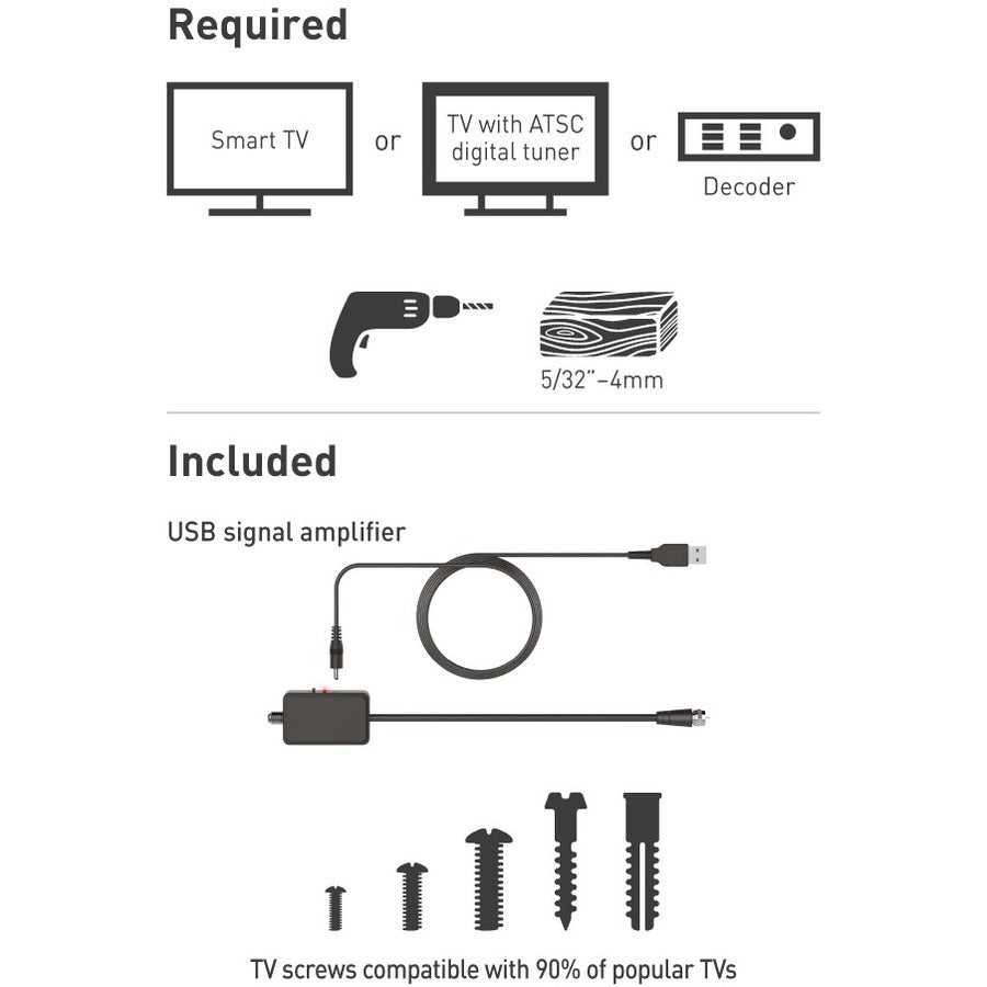 Barkan Full-Motion Wall Mount for TV, Flat Panel Display, Curved Screen Display - Black TVA48