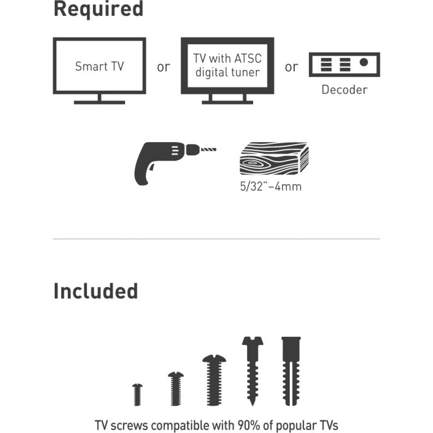 Barkan Wall Mount for TV, Flat Panel Display, Curved Screen Display - Black TVA31