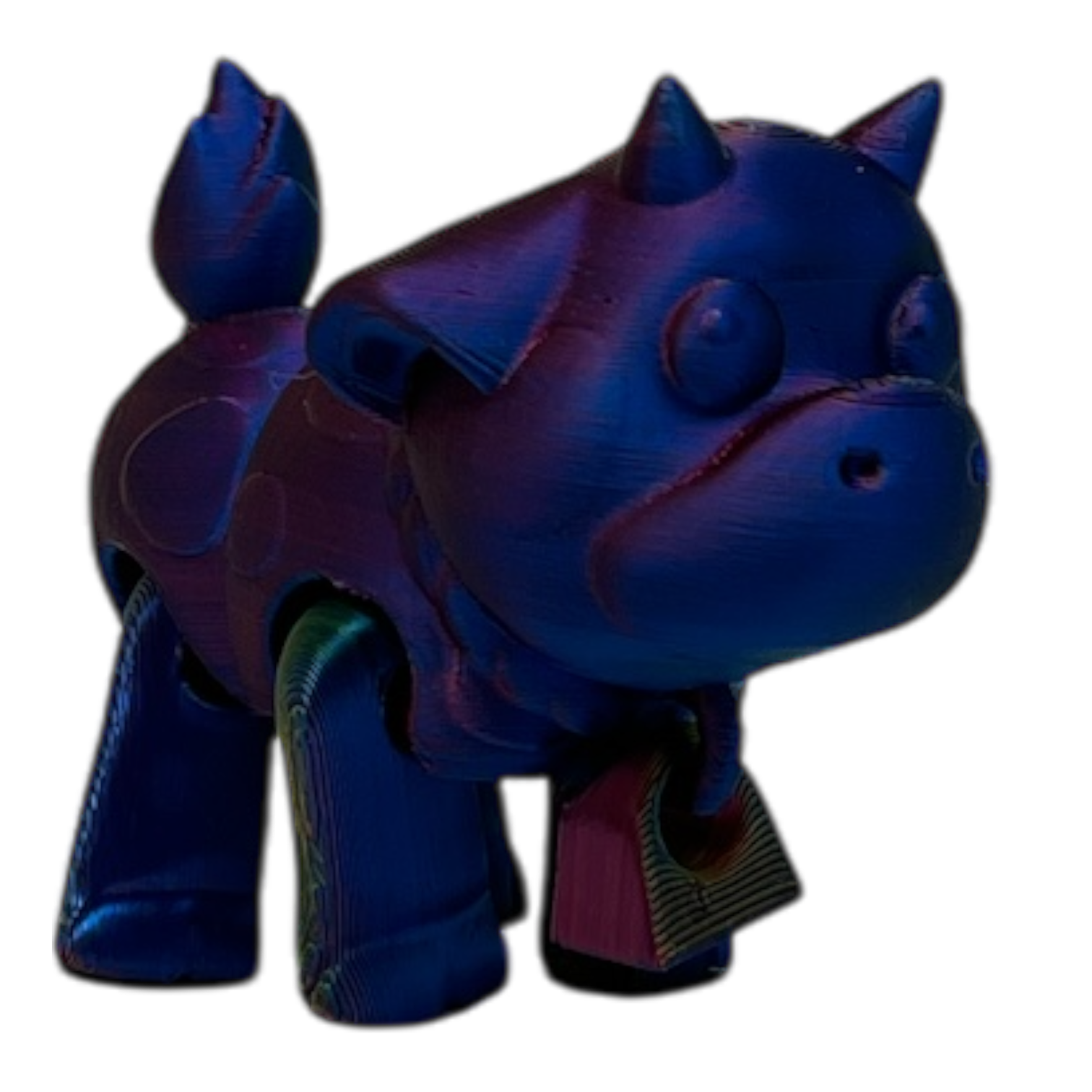 Barnyard Cow - Metallic Rainbow Color