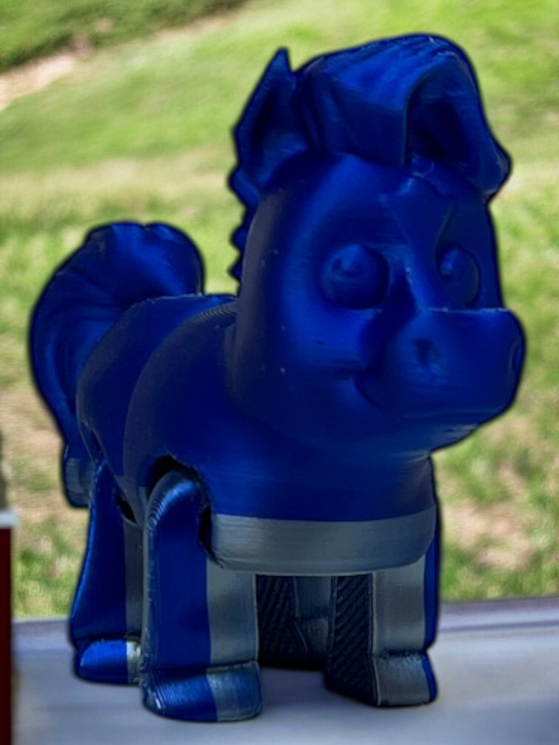 Barnyard Horse- Blue Color