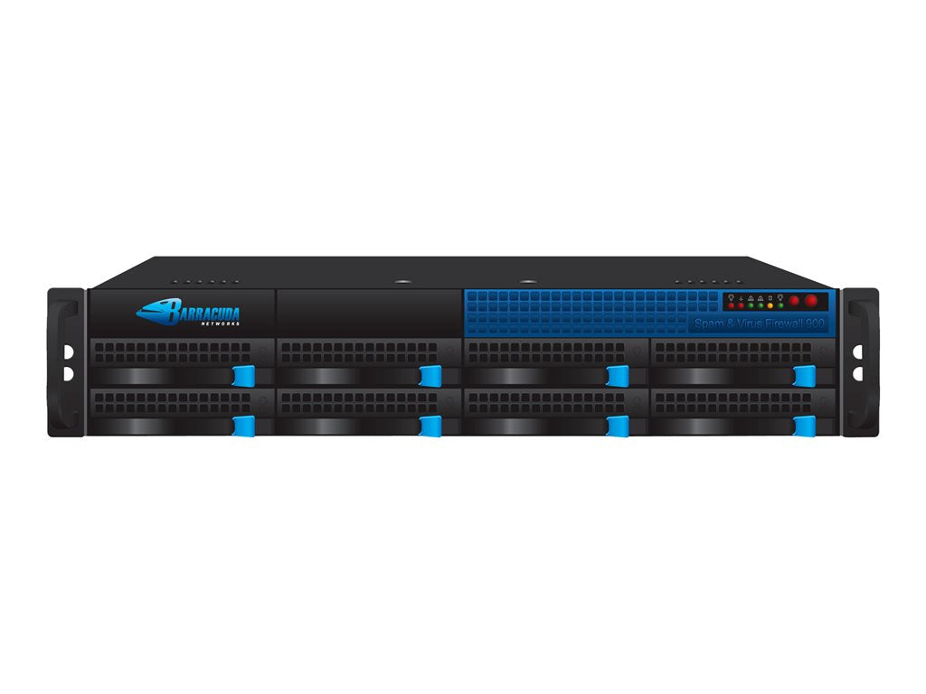 Barracuda Email Security Gateway 900 - E-mail security appliance - 1 user - 1GbE - 2U - demo - rack-mountable