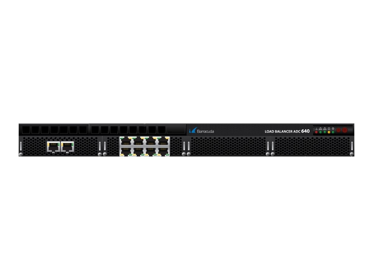 Barracuda Load Balancer ADC 641 - Load balancing device - 10 GigE - 1U - rack-mountable BBF641A