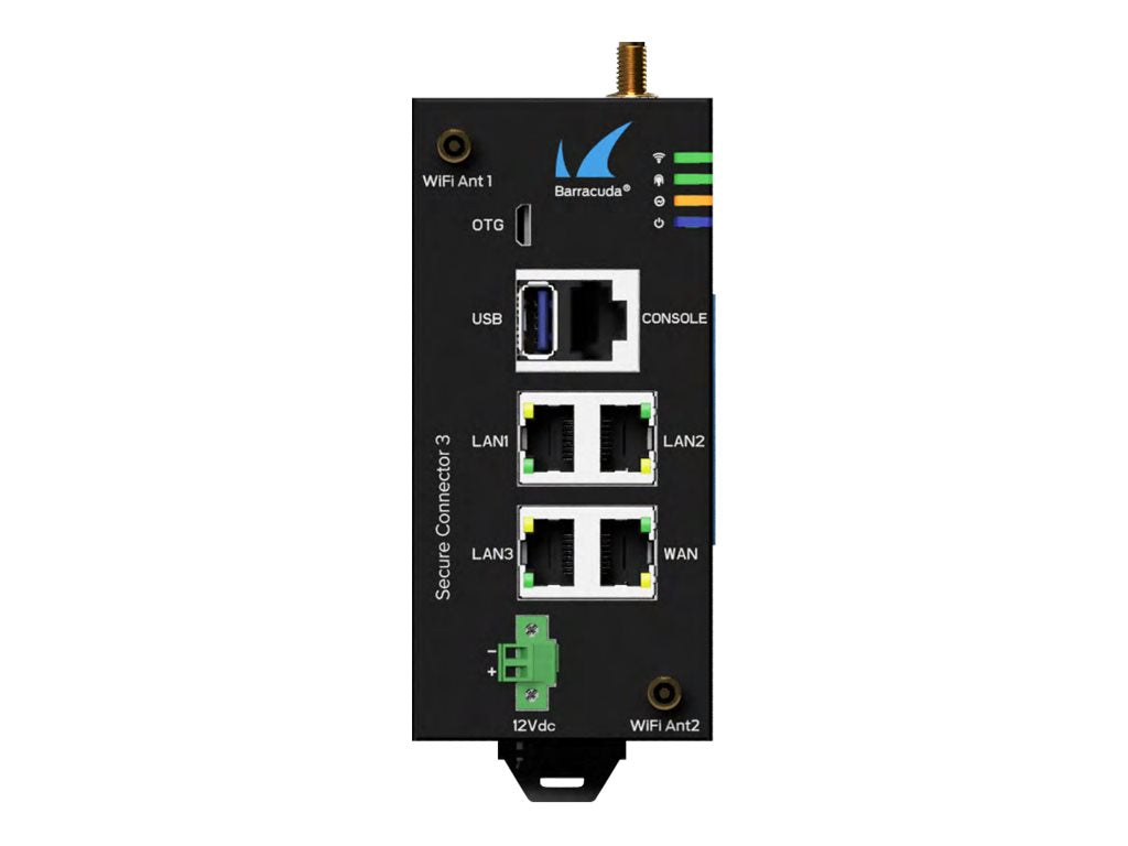 Barracuda Secure Connector 31 - Security appliance - 1GbE - Wi-Fi - 2.4 GHz - DC power - rail mountable BNGFSC31A
