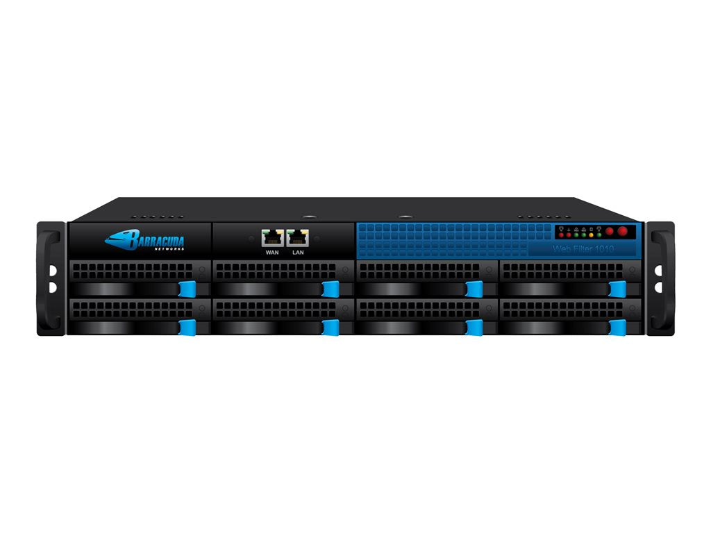 Barracuda Web Security Gateway 1010 - Security appliance - 10GbE - 2U - Cold Spare - rack-mountable