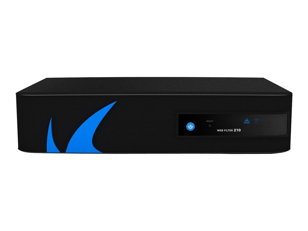 Barracuda Web Security Gateway 210 - Firewall - 100 Connections - 100Mb LAN - 1U - rack-mountable BYF210A