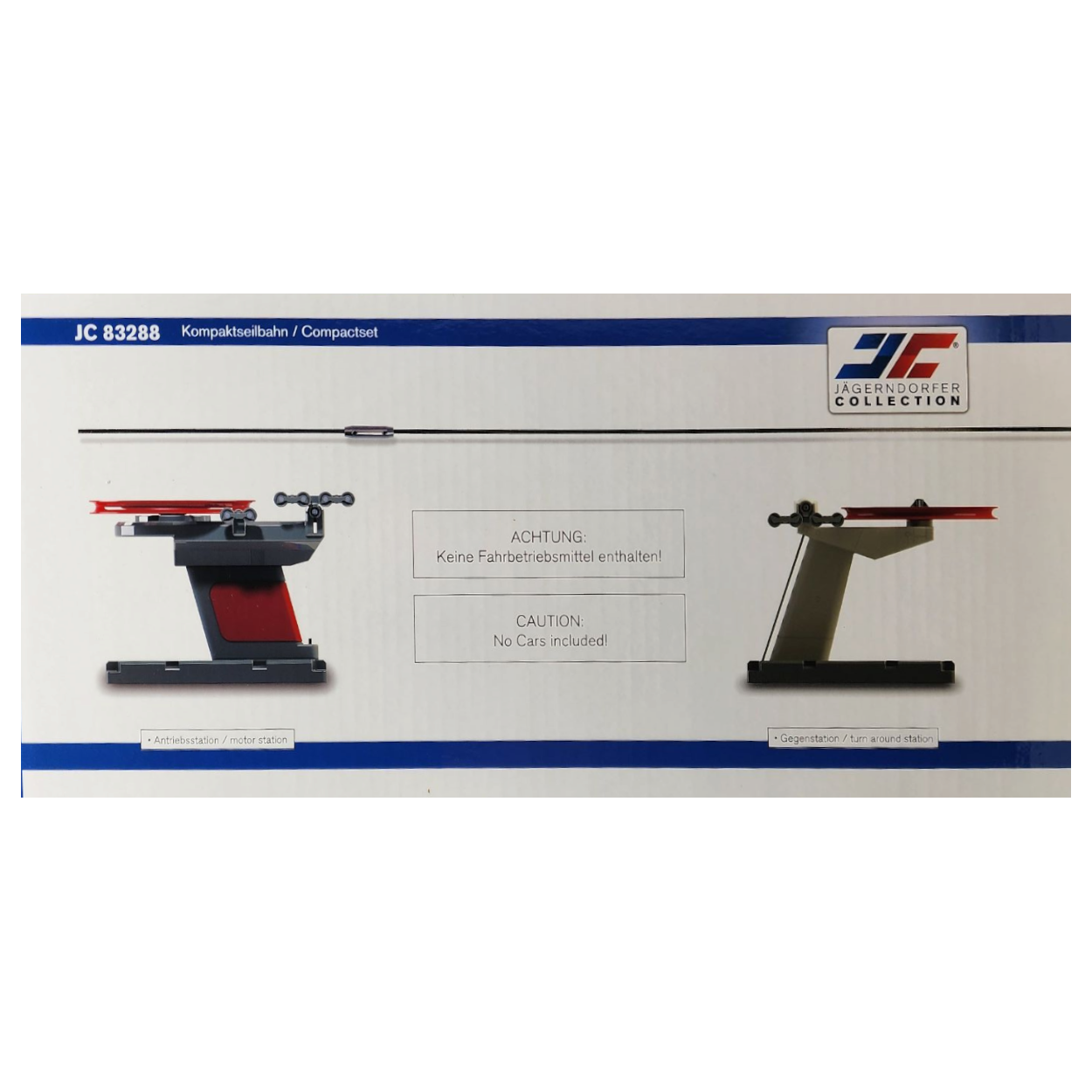 Basic Ski Lift - Black and Red - Base Mount