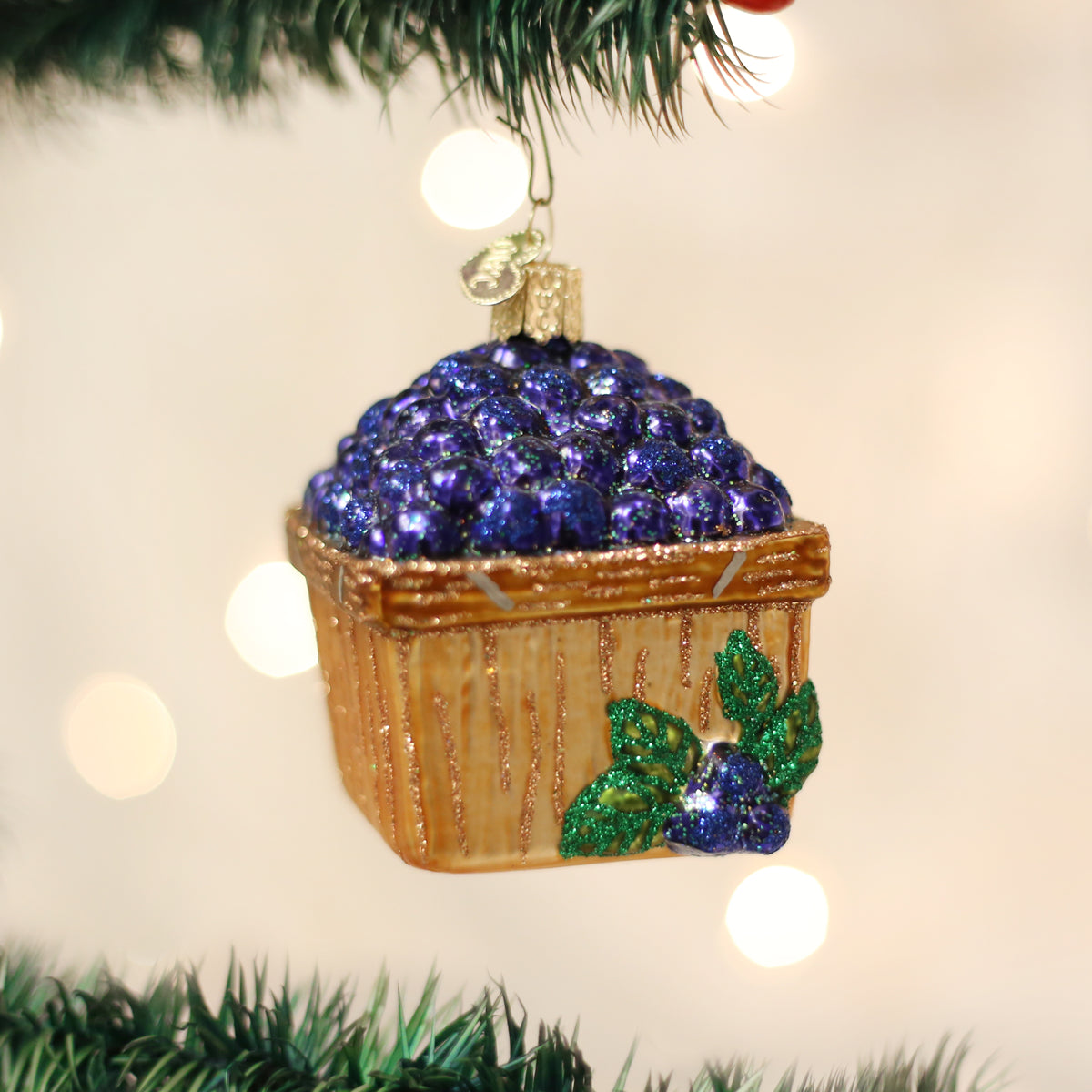 Basket Of Blueberries