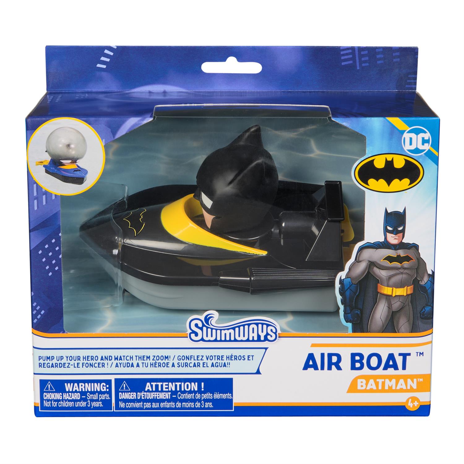 Batman DC Comic Air Boat Pool / Tub Toy