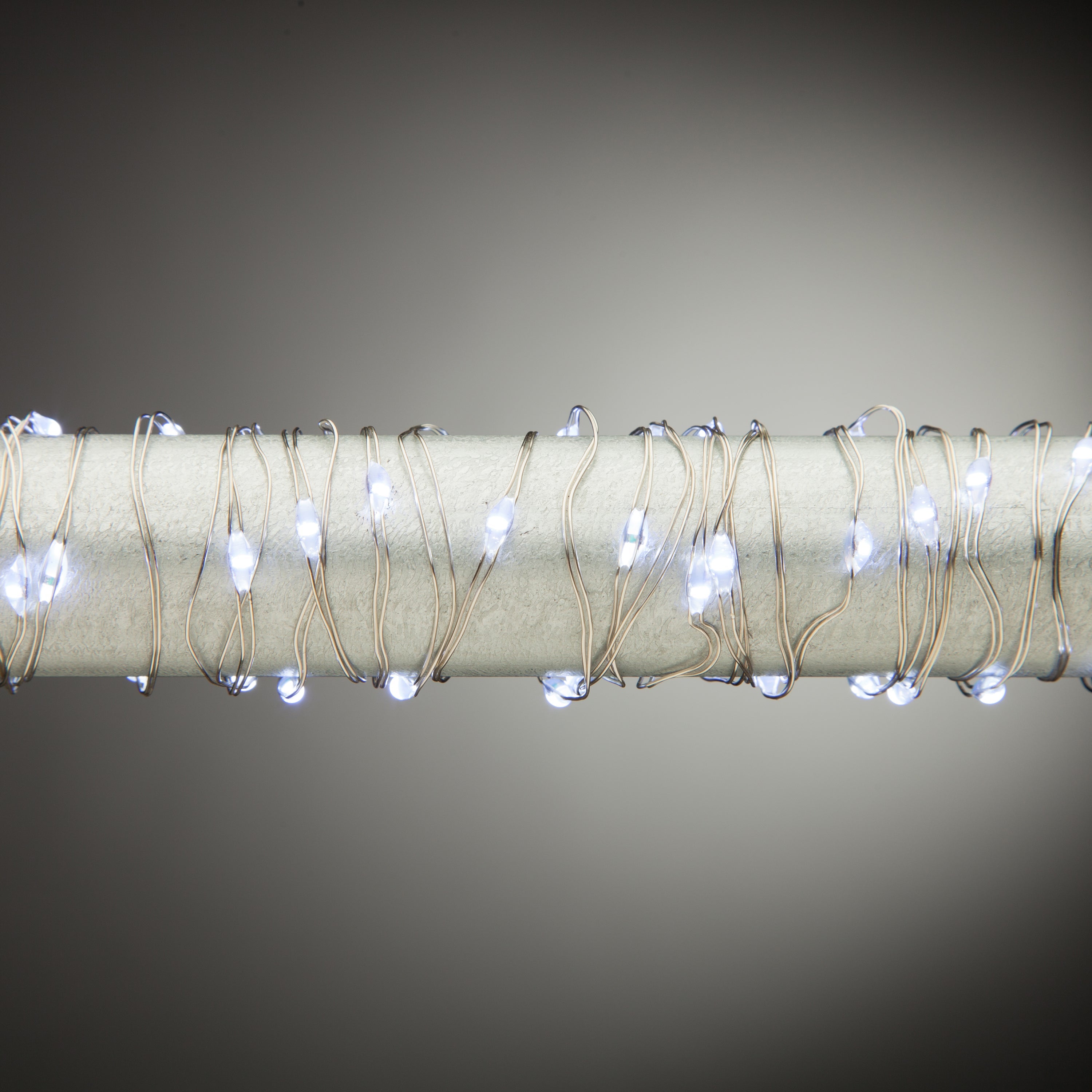 Battery Operated Cool White Twinkling String Lights - 5 Feet Long