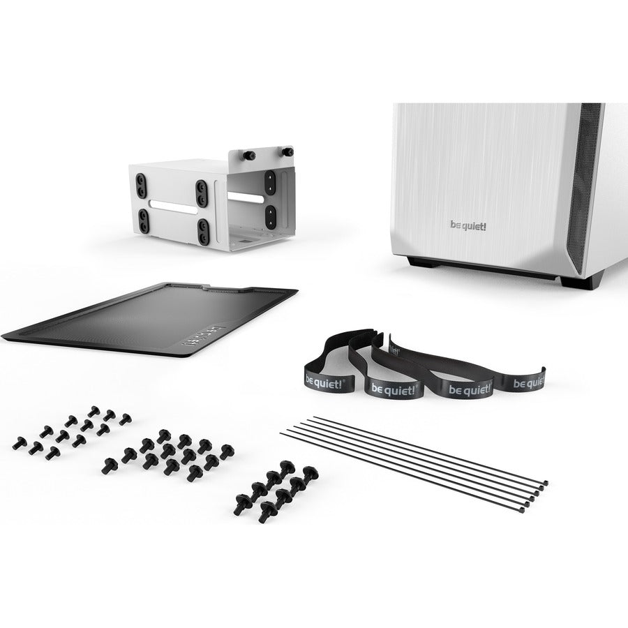 Be Quiet! Bgw35 Pure Base 500 Window White, Atx, Midi Tower Computer Case, Tempered Glass Window, Two Preinstalled Fans