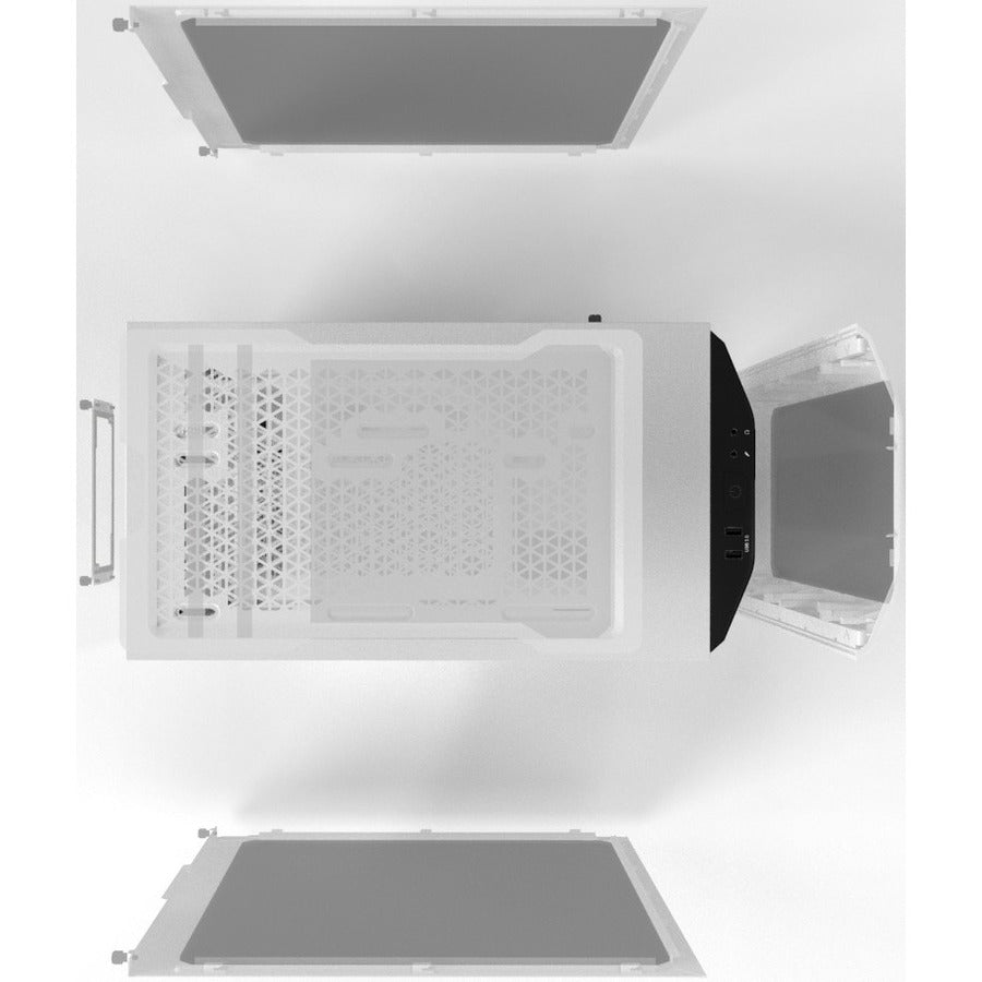 Be Quiet! Bgw35 Pure Base 500 Window White, Atx, Midi Tower Computer Case, Tempered Glass Window, Two Preinstalled Fans