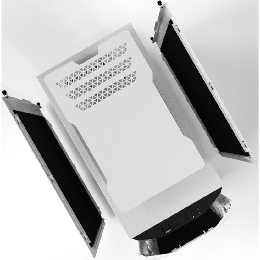 Be Quiet! Bgw35 Pure Base 500 Window White, Atx, Midi Tower Computer Case, Tempered Glass Window, Two Preinstalled Fans