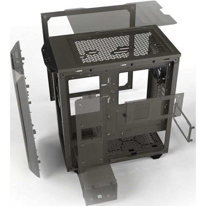 Be Quiet! Bgw36 Pure Base 500 Window Gray, Atx, Midi Tower Computer Case, Tempered Glass Window, Two Preinstalled Fans