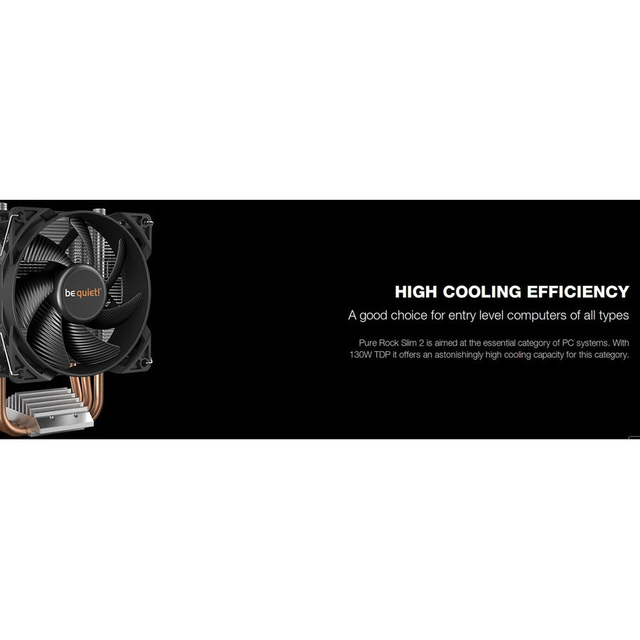 Be Quiet! Bk030 Pure Rock Slim 2, 130W Tdp, Cpu Cooler
