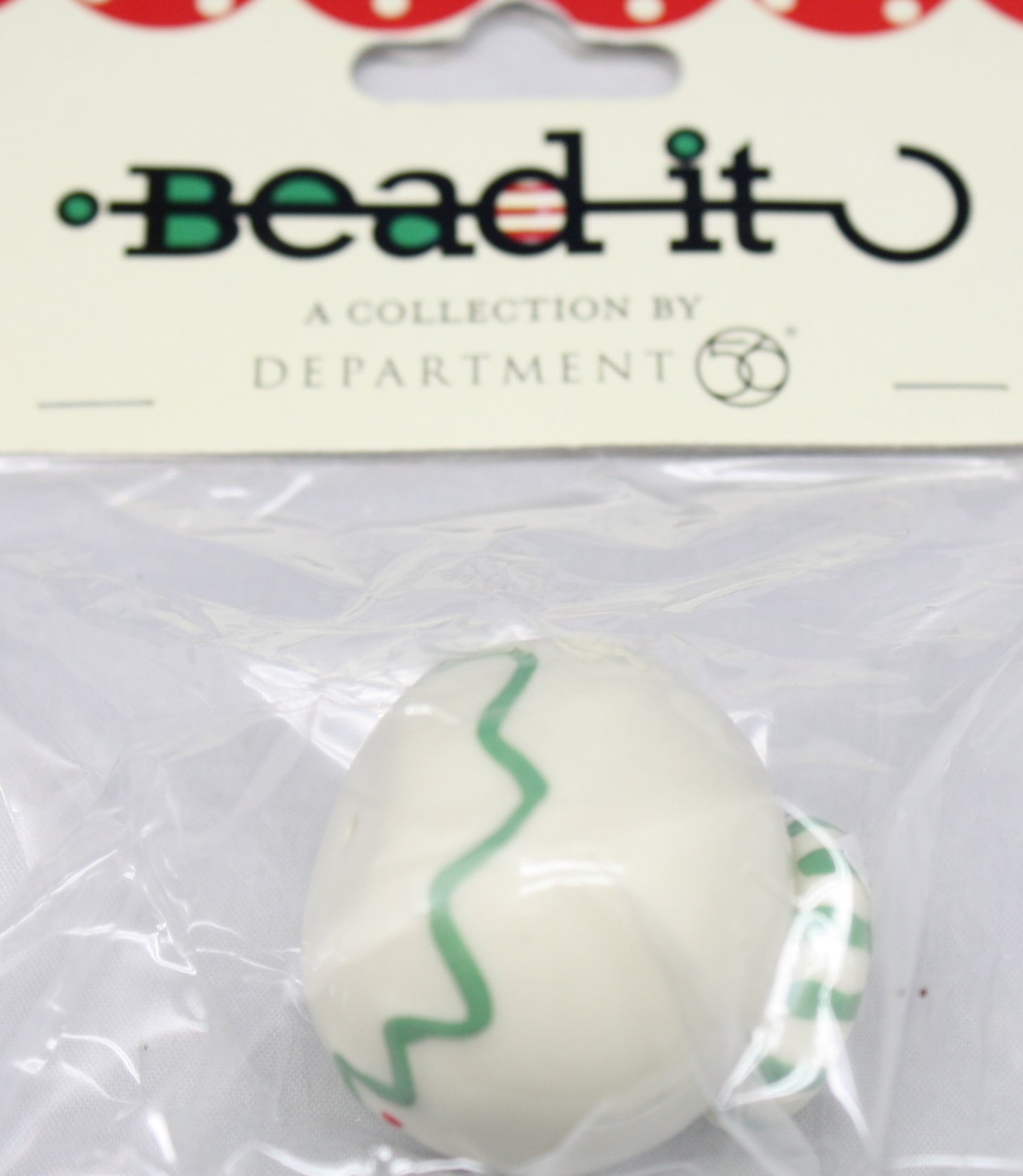 Bead It - Bead Body Green Stripe Collar