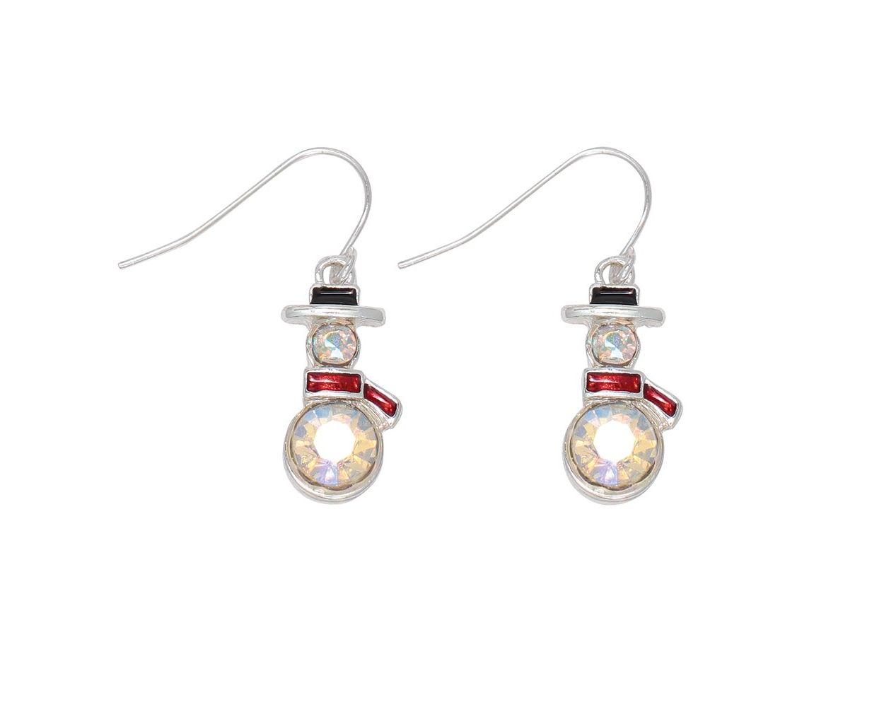 Bedazzled Snowmen Earrings