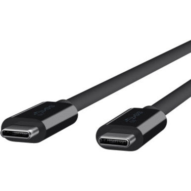 Belkin 100W USB-C to USB-C Cable - USB 3.1 - 10 Gbps - 4K Audio/Video - M/M - 1m/3.3ft - Black F2CU052BT1M-BLK
