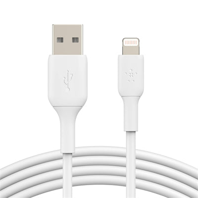 Belkin BOOST↑CHARGE Lightning to USB-A Cable 2m White