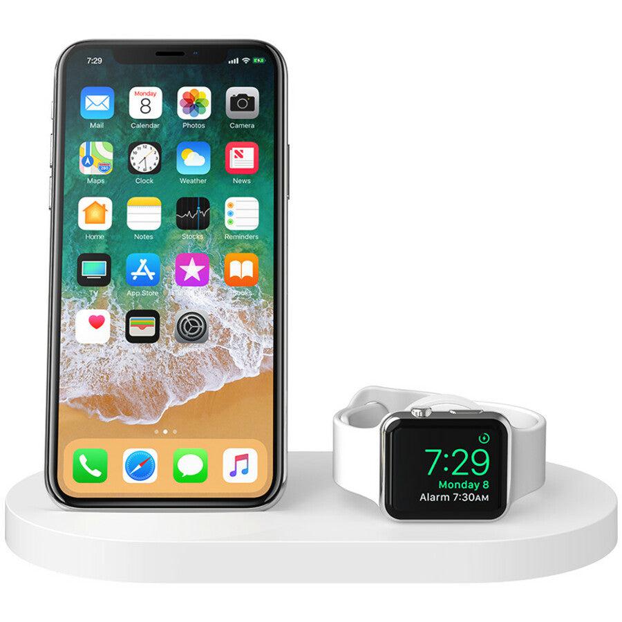 Belkin BOOST&uarr;UP Wireless Charging Dock for iPhone + Apple Watch + USB-A port F8J235ttWHT