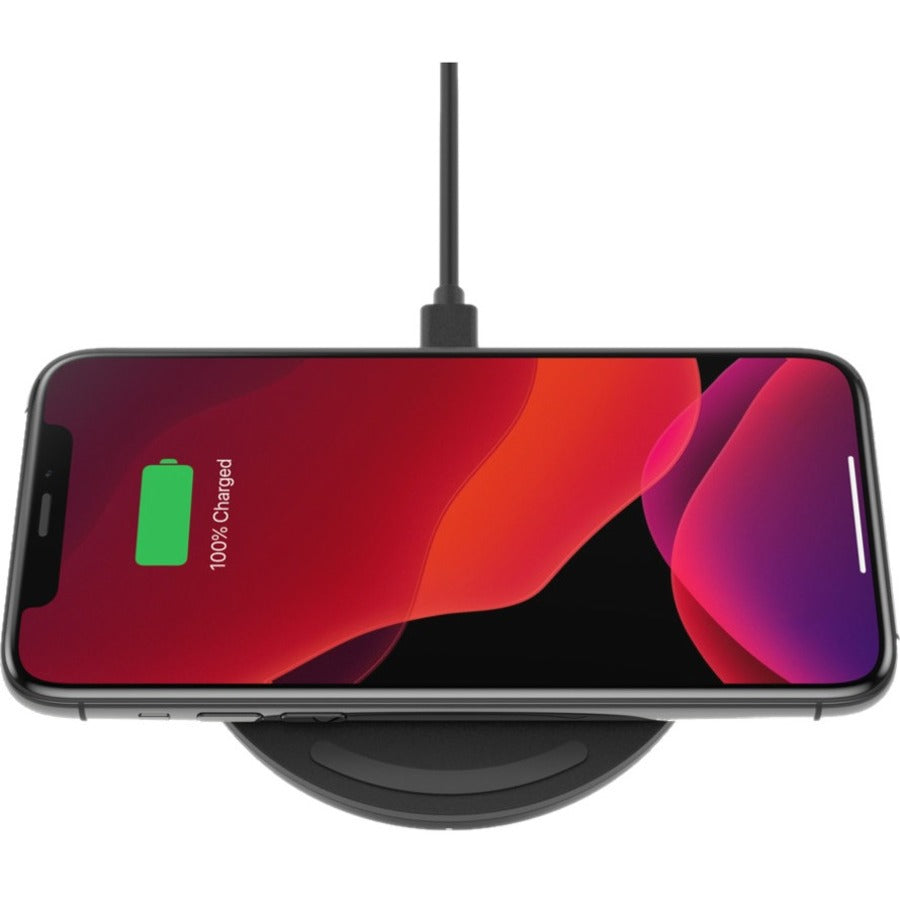 Belkin BoostCharge 10W Wireless Charging Pad + QC 3.0 Wall Charger + Cable WIA001TTBK