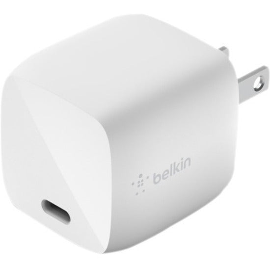 Belkin BoostCharge 30W USB-C GaN Wall Charger (USB-C Cable included) - Power Adapter WCH001DQ1MWH-B6