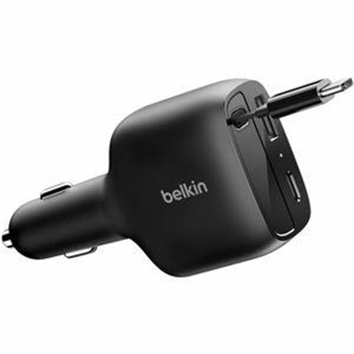 Belkin BoostCharge 75W Retractable Car Charger