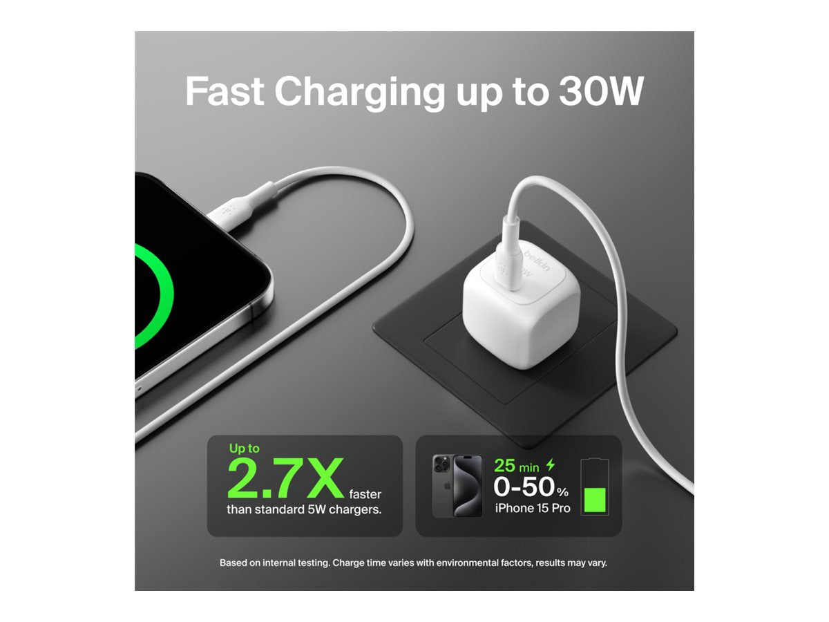 Belkin BoostCharge Compact USB-C Wall Charger 30W